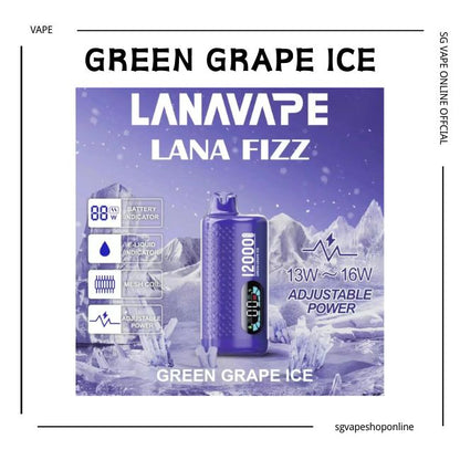 lana-fizz-12k-green-grape-ice-disposable-sg-vape-online-shop-singapore