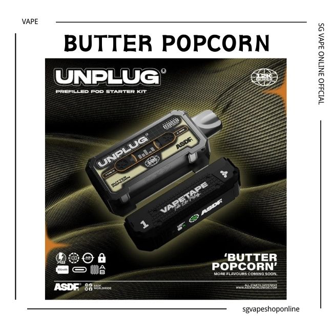 vapetape-unplug-12k-disposable-butter-popcorn-sg-vape-shop-singapore